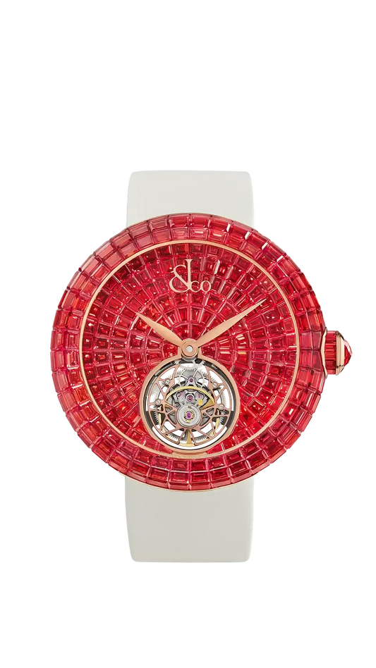 Brilliant Flying Tourbillon |  Orange Sapphires II (Rose Gold) Jacob & Co.