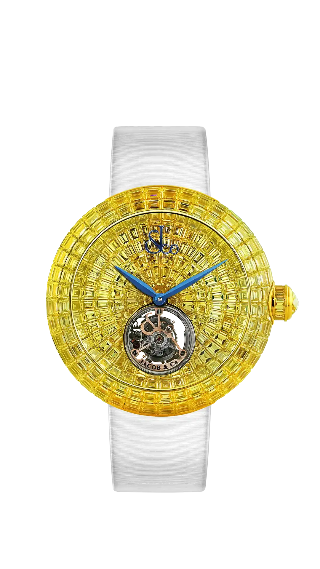 Brilliant Flying Tourbillon |  Yellow Sapphires (Rose Gold) Jacob & Co.