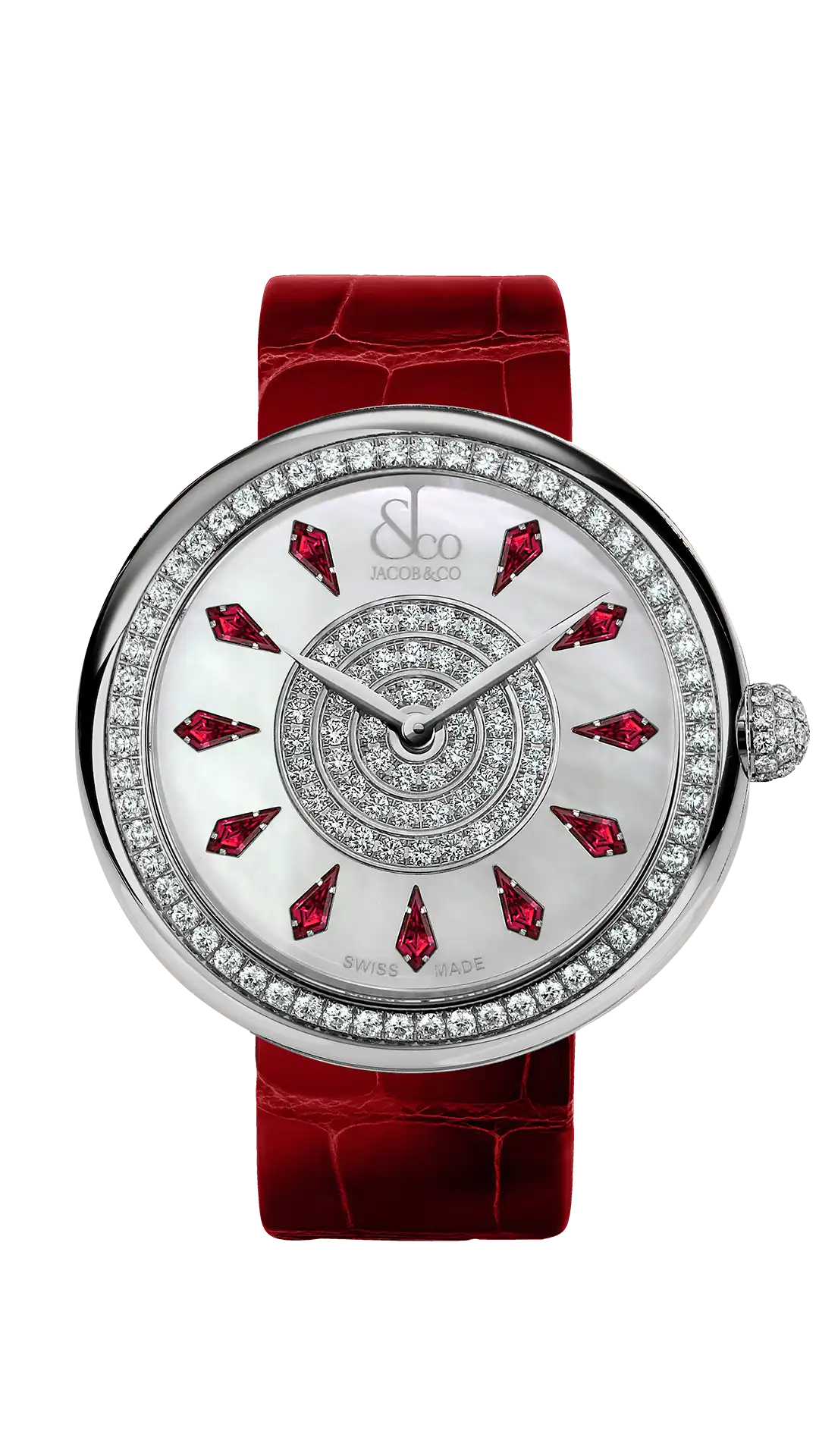 Brilliant |  Rubies in Stainless Steel Jacob & Co.