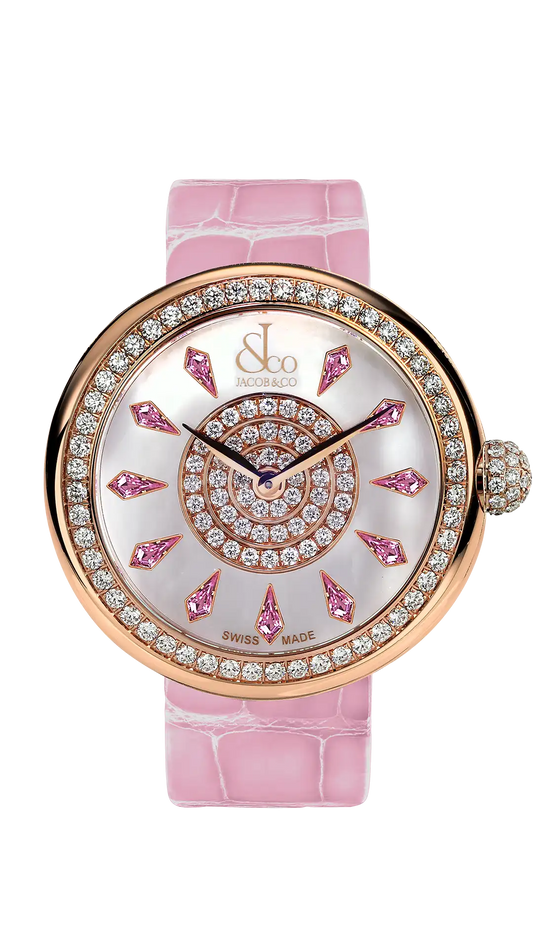 Brilliant |  Pink Sapphires in Rose Gold Jacob & Co.