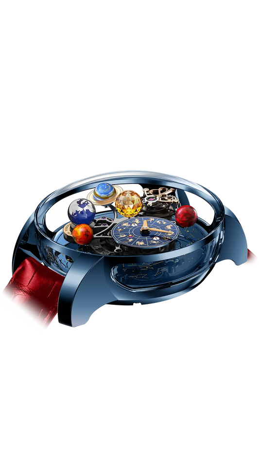 Astronomia Solar Zodiac |  Blue Titanium Jacob & Co.