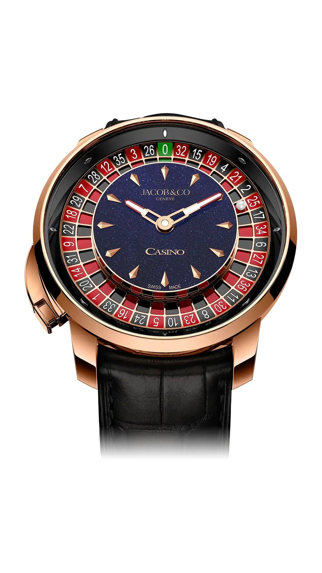 Jacob & Co.  18K Rose Gold Casino Flying Tourbillo