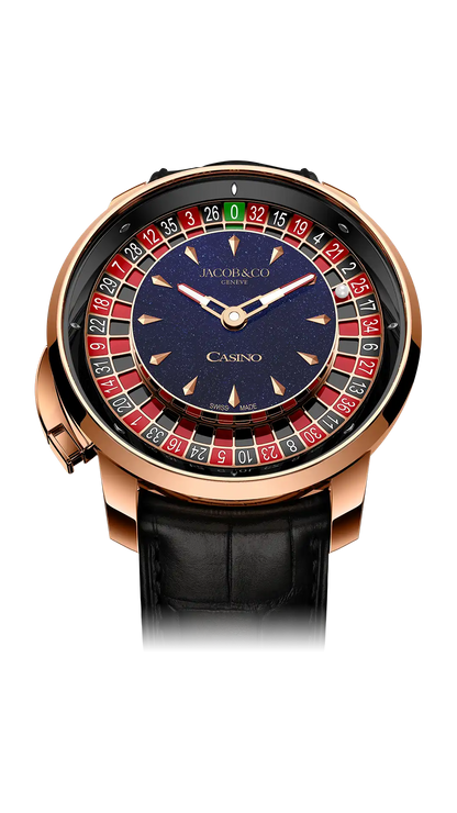 Jacob & Co.  18K Rose Gold Casino Flying Tourbillo