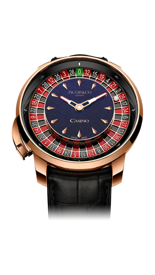 Jacob & Co.  18K Rose Gold Casino Flying Tourbillo