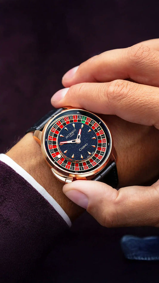 Jacob & Co.  18K Rose Gold Casino Flying Tourbillo