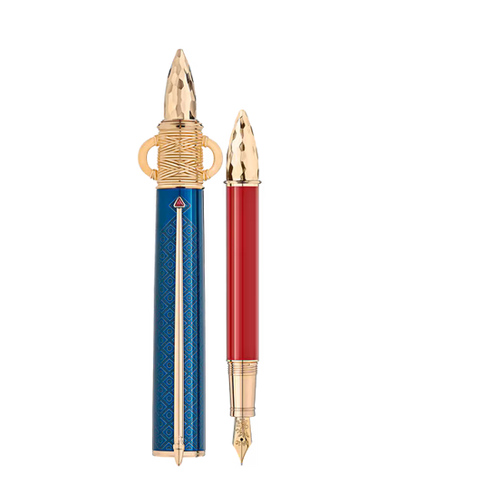 Montblanc Fountain Pen Patron of Art Homage to Moctezuma I Limited Edition 4810 F