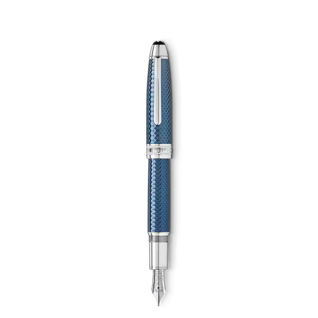 Montblanc Meisterstück Glacier Solitaire Fountain Pen (F)
