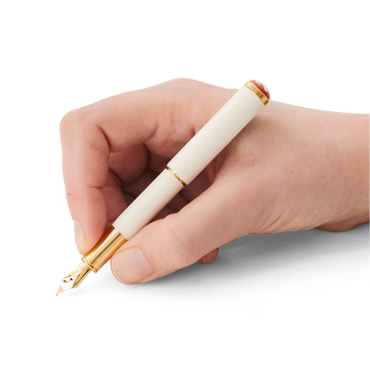 Montblanc Heritage Rouge et Noir "Baby" Special Edition Ivory-colored Fountain M