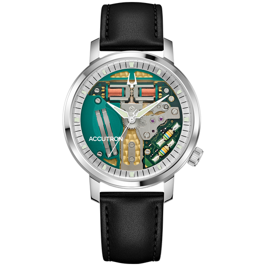 ACCUTRON SPACEVIEW TF 904 ST W BK