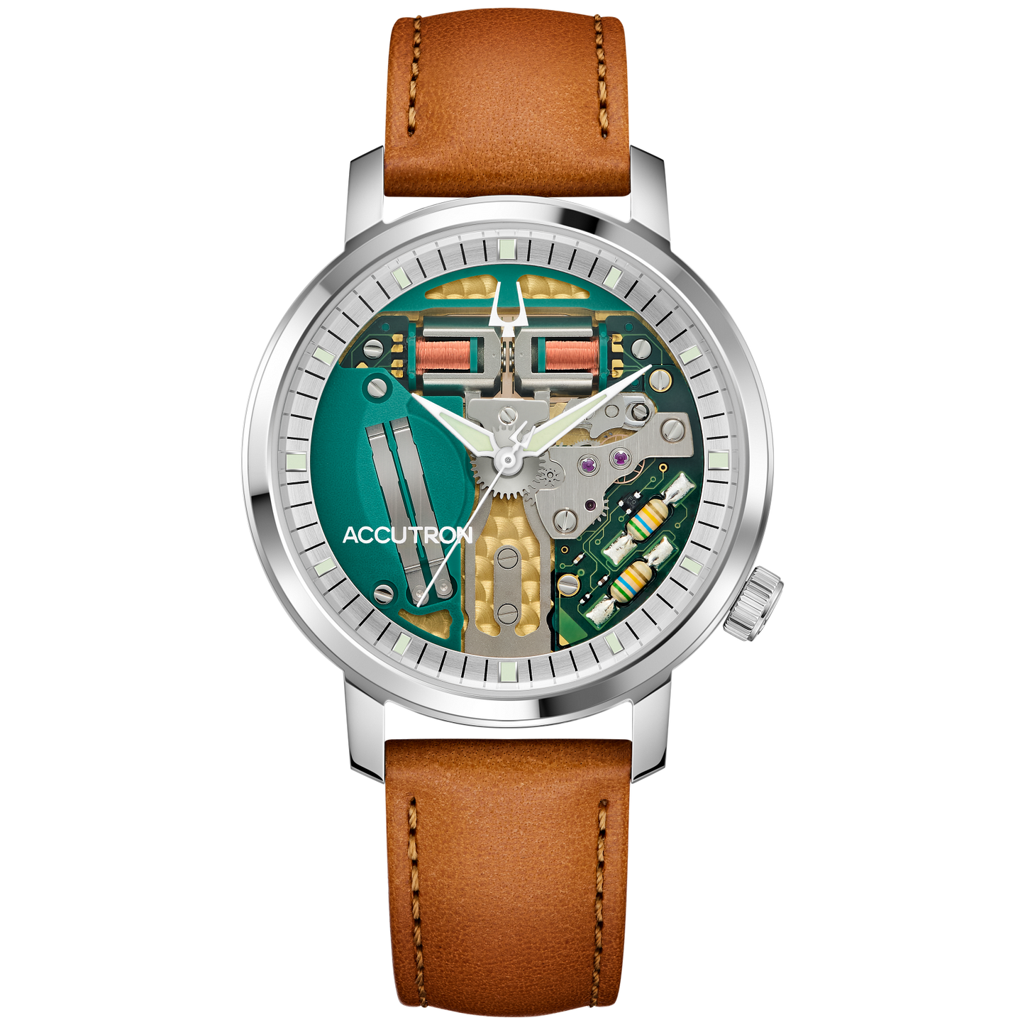 ACCUTRON SPACEVIEW TF 904 ST W BN
