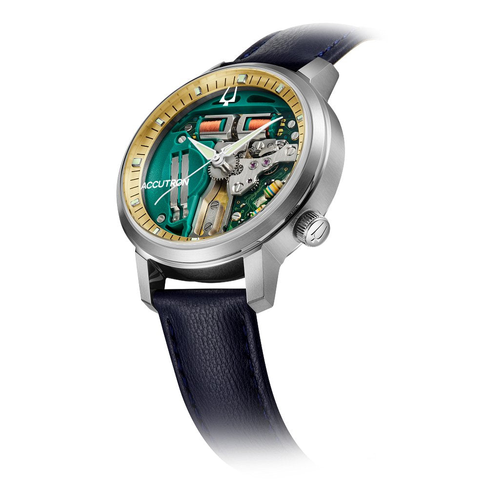 ACCUTRON SPACEVIEW TF TI ST W BL