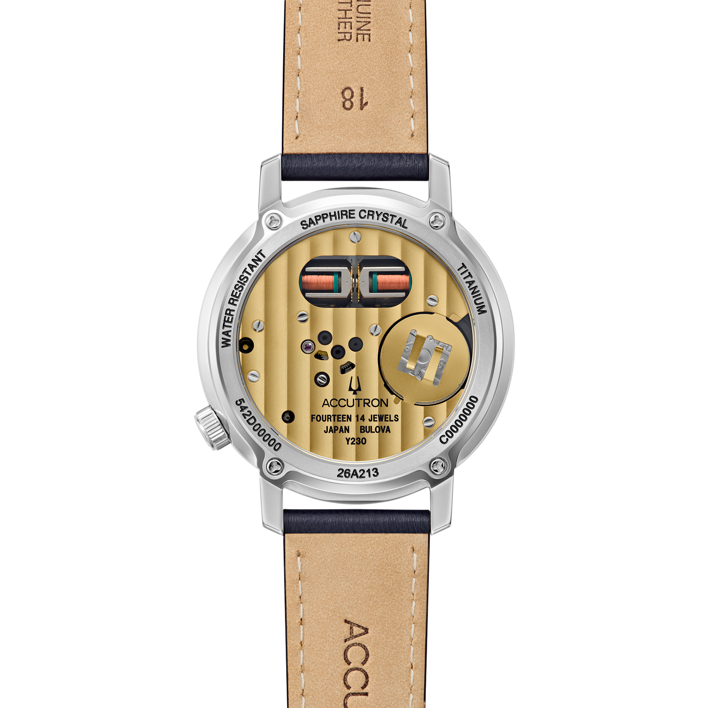 ACCUTRON SPACEVIEW TF TI ST W BL