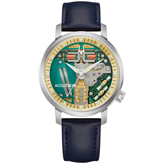 ACCUTRON SPACEVIEW TF TI ST W BL