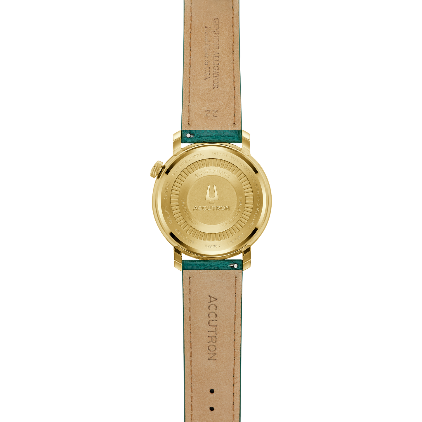ACCUTRON SPACEVIEW EVOLUTION M 18KT ST GN ALI