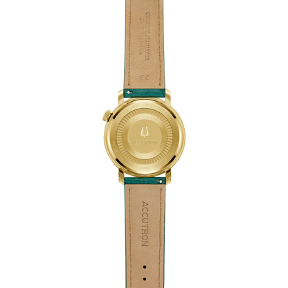 ACCUTRON SPACEVIEW EVOLUTION M 18KT ST GN ALI