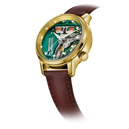 ACCUTRON SPACEVIEW TF 18K ST Y BN