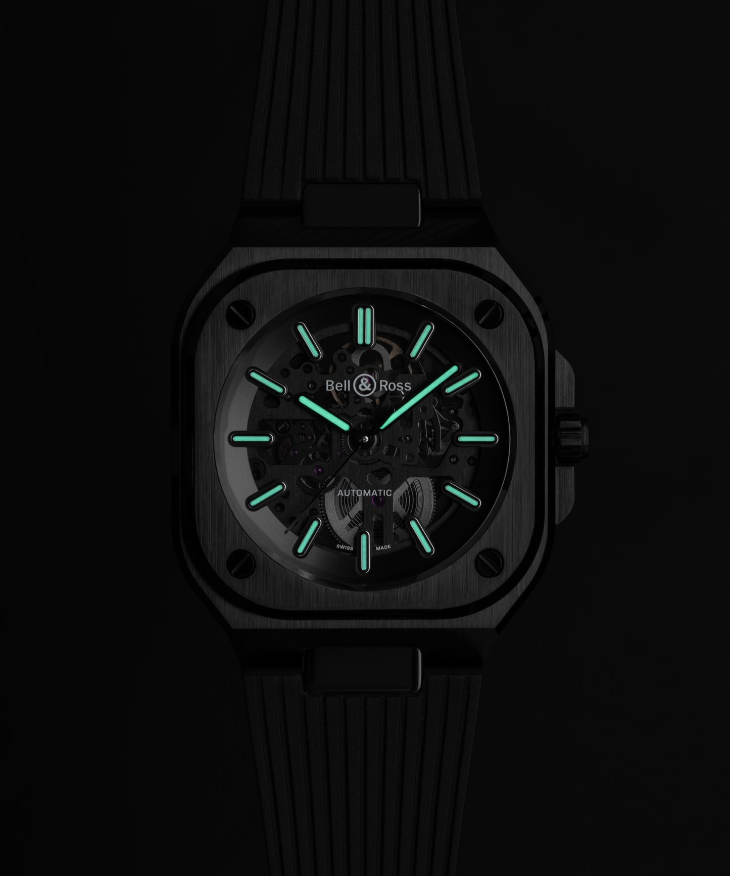 Bell & Ross BR-05 Skeleton Black Ceramic Watch