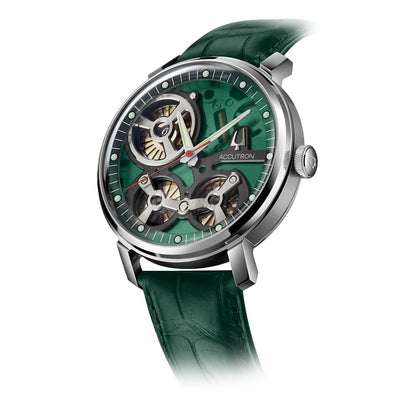 ACCUTRON SPACEVIEW M W ST GY GN AL