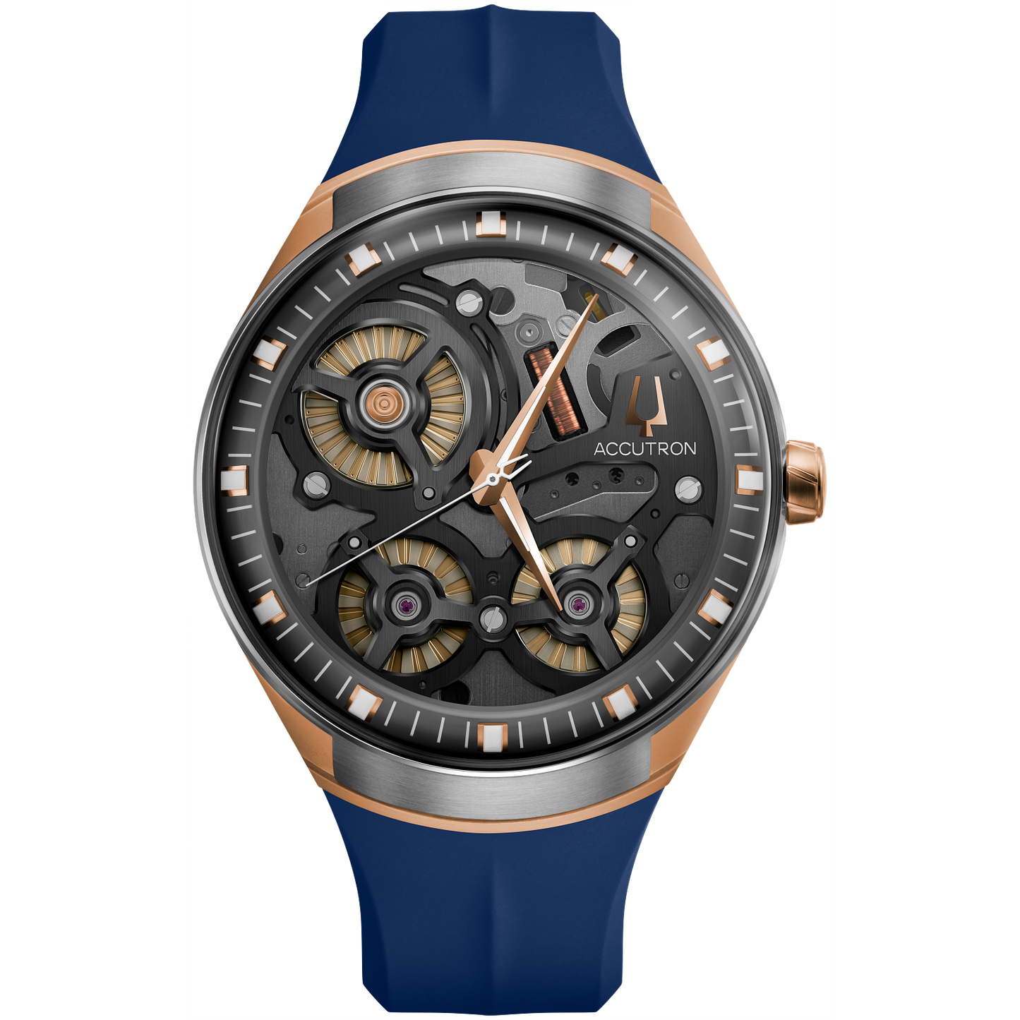 Accutron Dna Electrostatic Skeleton Dial Watch