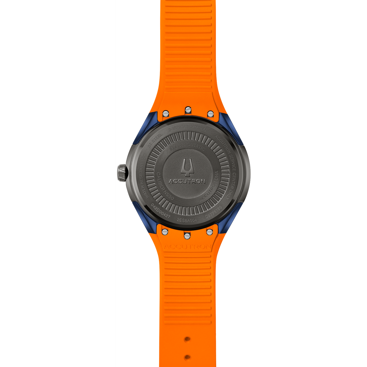 Accutron Men's DNA Watch Orange and Blue