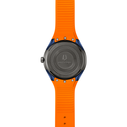 Accutron Men's DNA Watch Orange and Blue