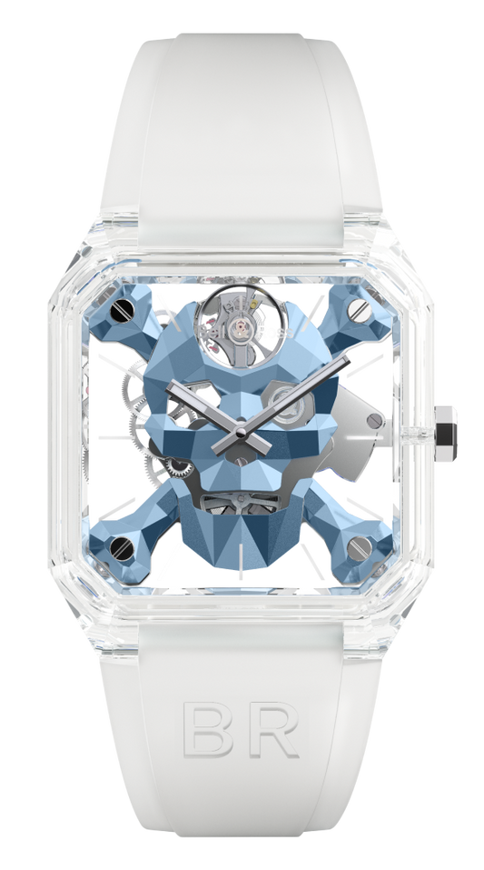 Bell & Ross BR-01 Cyber Skull Sapphire Ice Blue