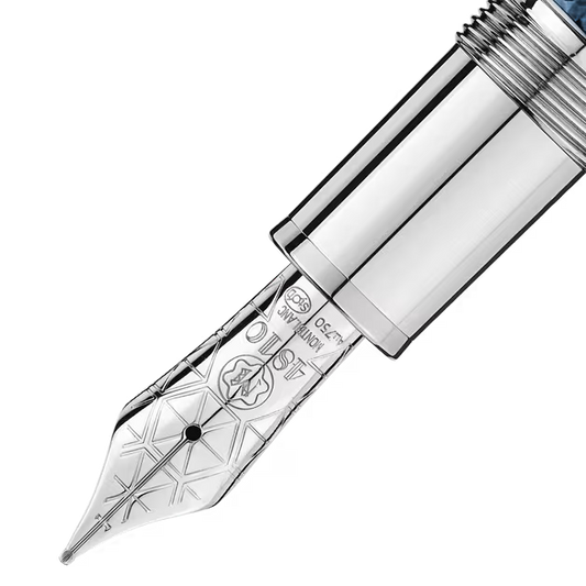 Montblanc Meisterstück Solitaire Blue Hour LeGrand Fountain Pen