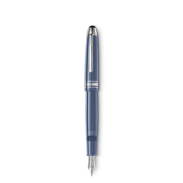 Montblanc Meisterstück Glacier LeGrand Fountain Pen (F) Blue