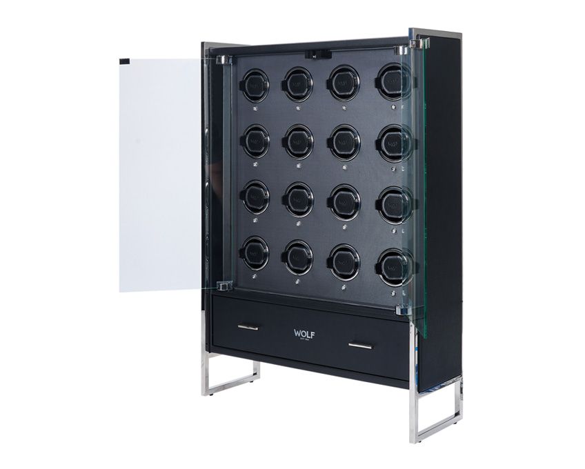 WOLF VICEROY 16 PIECE WATCH WINDER CABINET