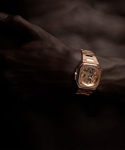 Bell & Ross BR-05 SKELETON GOLD WATCH