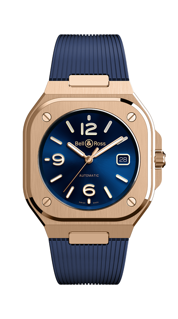 Bell & Ross BR-05 Blue Gold Watch