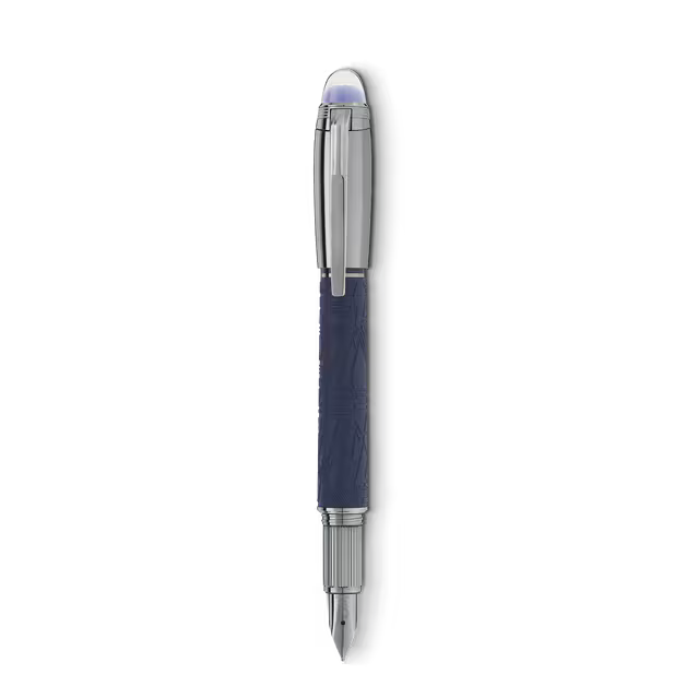 Montblanc Starwalker Space Blue Doué Fountain Pen (F)