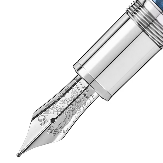 Montblanc Meisterstück Glacier Solitaire Fountain Pen