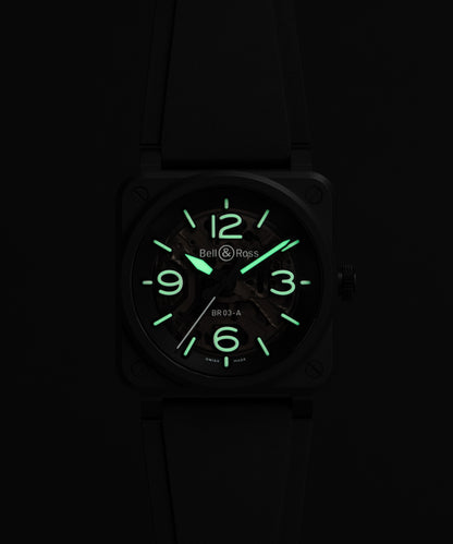 Bell & Ross BR-03 Skeleton Black Ceramic