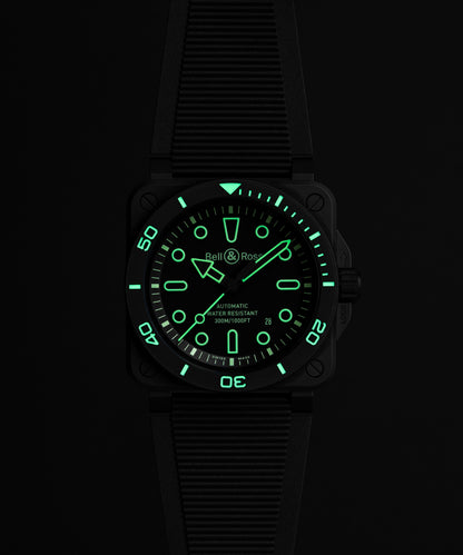 Bell & RossBR-03 Diver Lum Outline