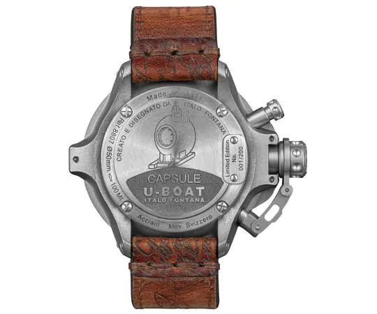 U-Boat Capsule 50 mm SS BK BE Watch