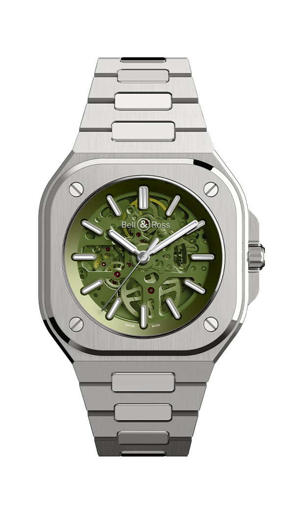 Bell & RossBR 05 SKELETON GREEN