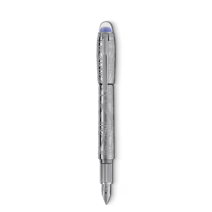 Montblanc Starwalker Space Blue Metal Fountain Pen (F)