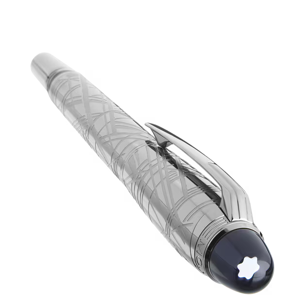 Montblanc Starwalker Space Blue Metal Fountain Pen (F)