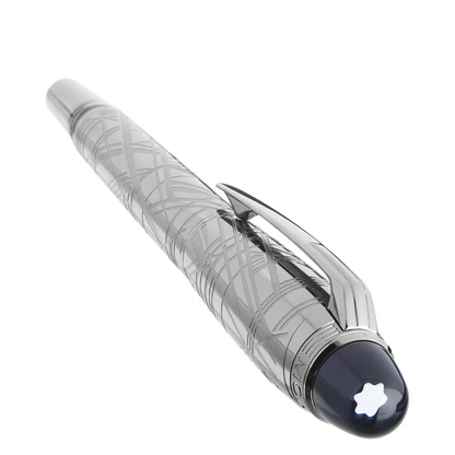 Montblanc Starwalker Space Blue Metal Fountain Pen (F)