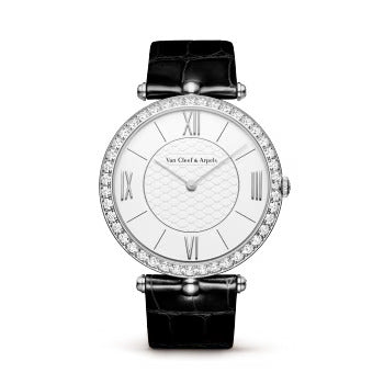 Van Cleef & Arpel 18k White Gold Ladies Watch