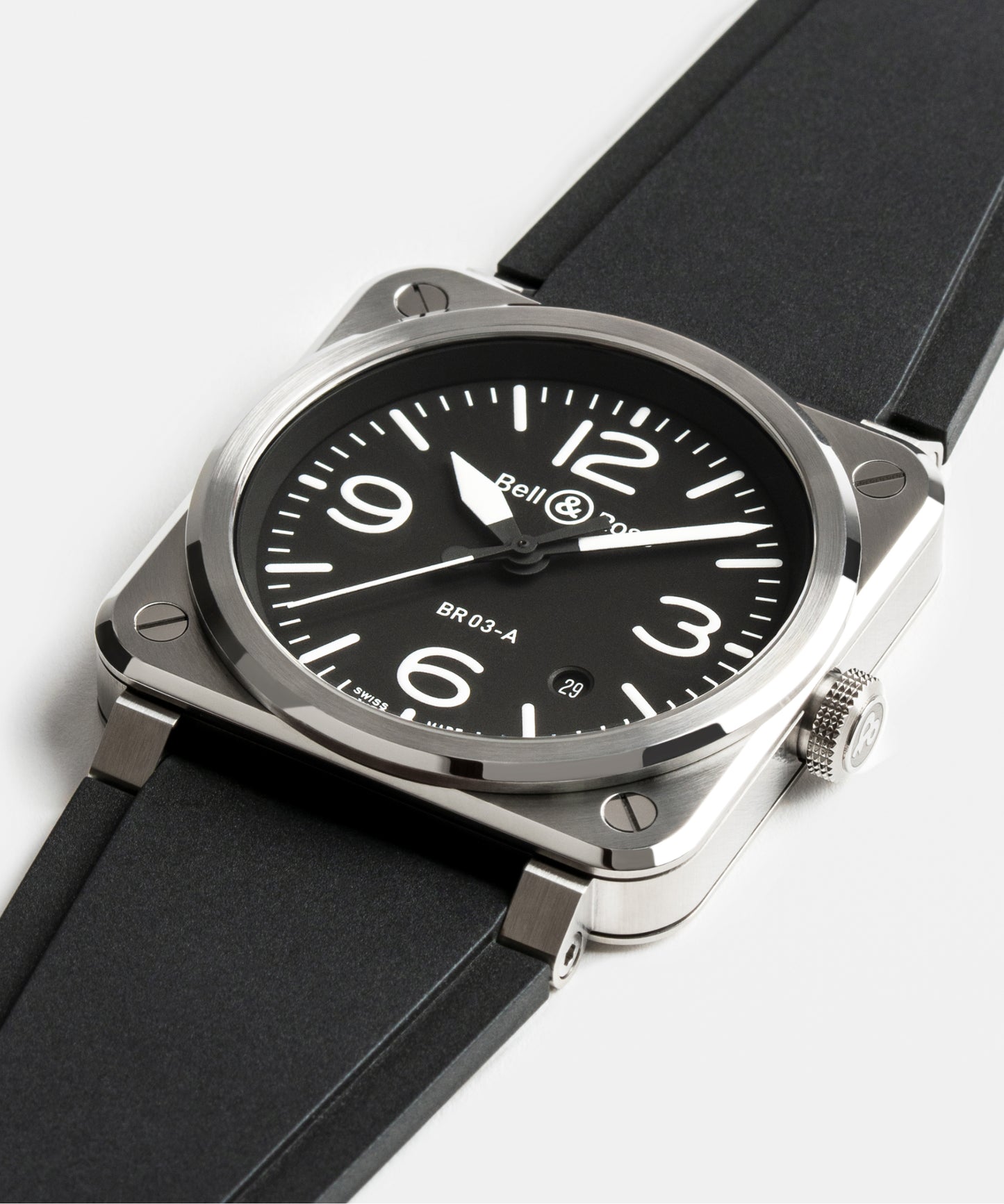 Bell & Ross BR03 Black Steel Watch