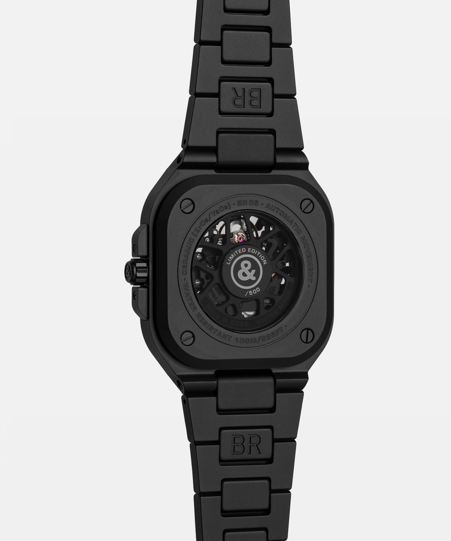 Bell & Ross BR05 Skeleton Black Lum Ceramic Watch