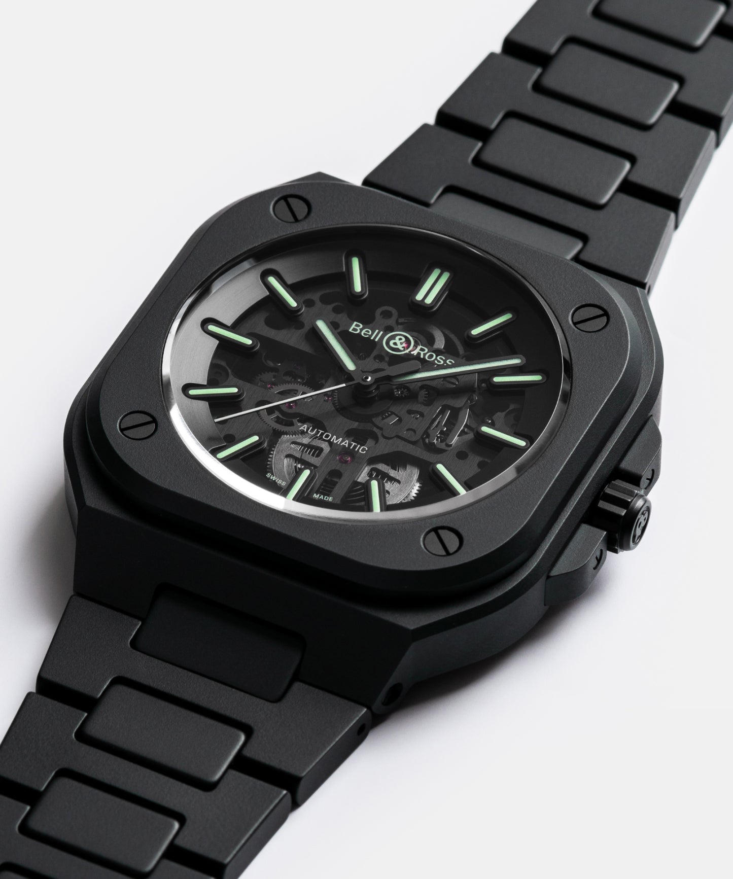 Bell & Ross BR-05 Skeleton Black Lum Ceramic