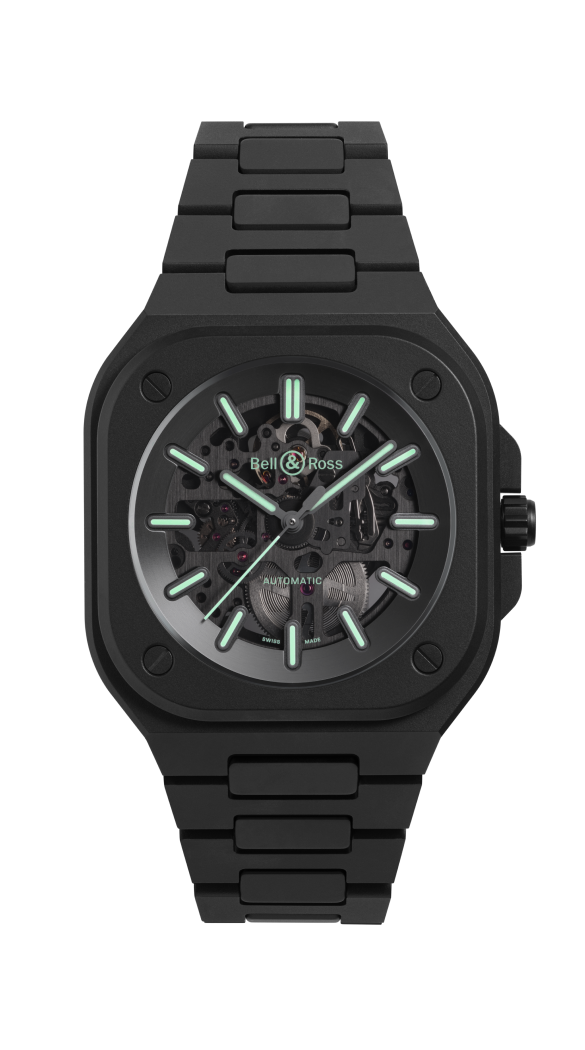 Bell & Ross BR-05 Skeleton Black Lum Ceramic
