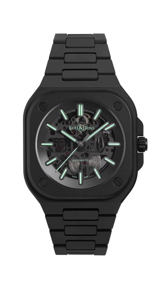 Bell & Ross BR-05 Skeleton Black Lum Ceramic