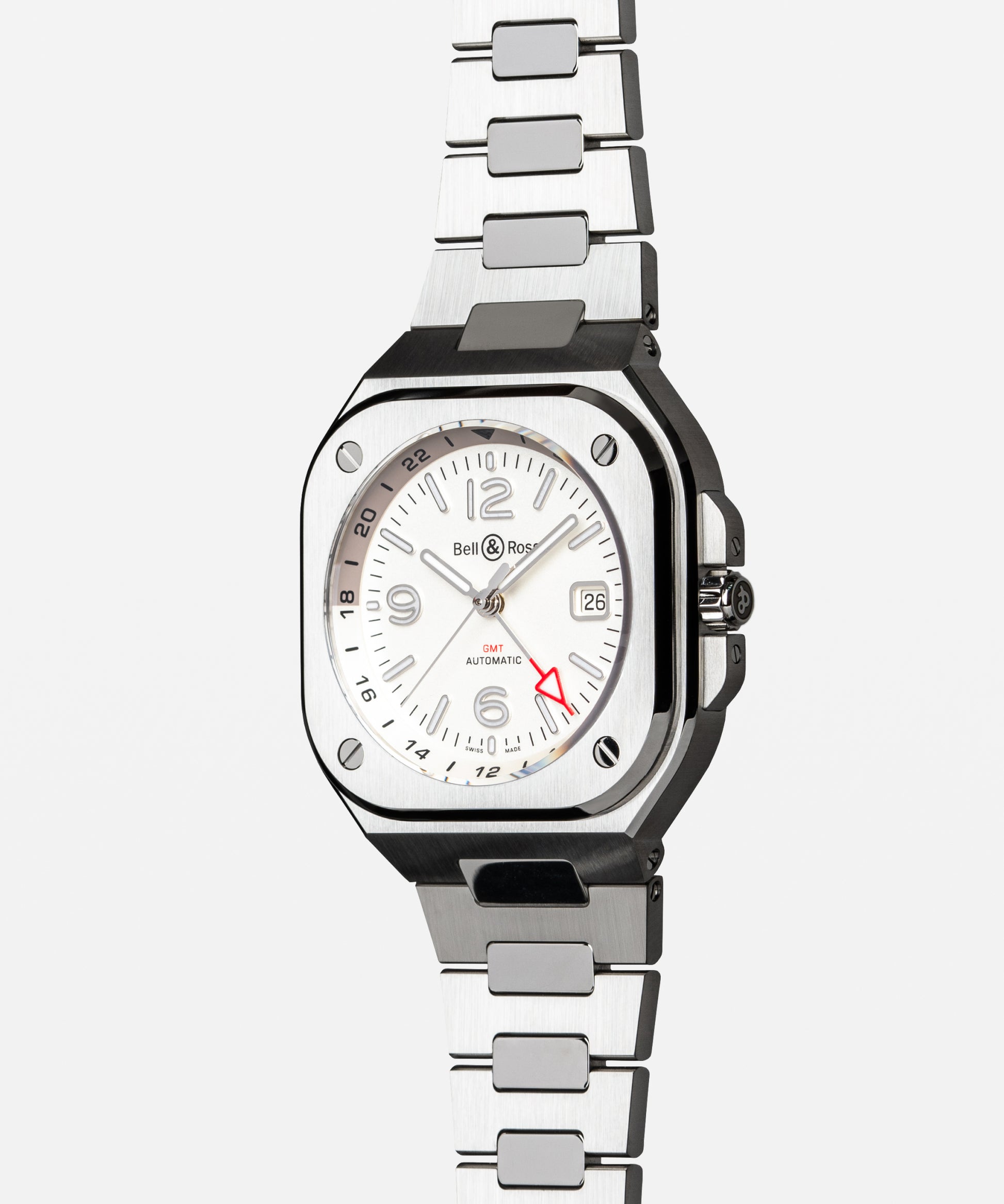 Bell & Ross BR05 GMT White Watch | New York Jewelers