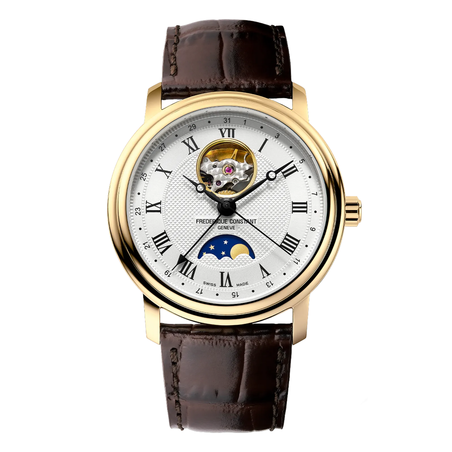 Frederique Constant Classics Heart Beat Moonphase Date Mens Watch