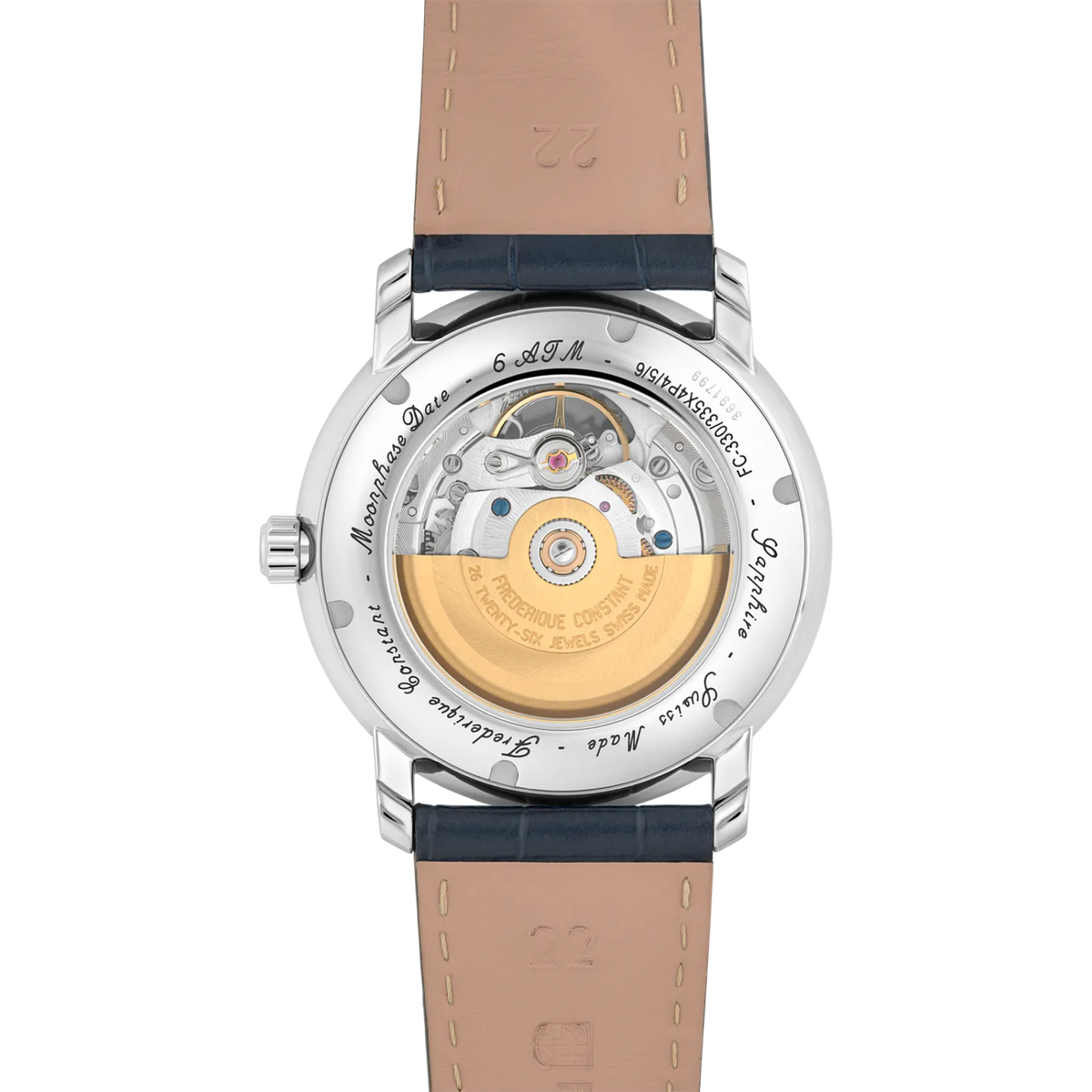 Frederique Constant Classics Heart Beat Moonphase Date Mens Watch