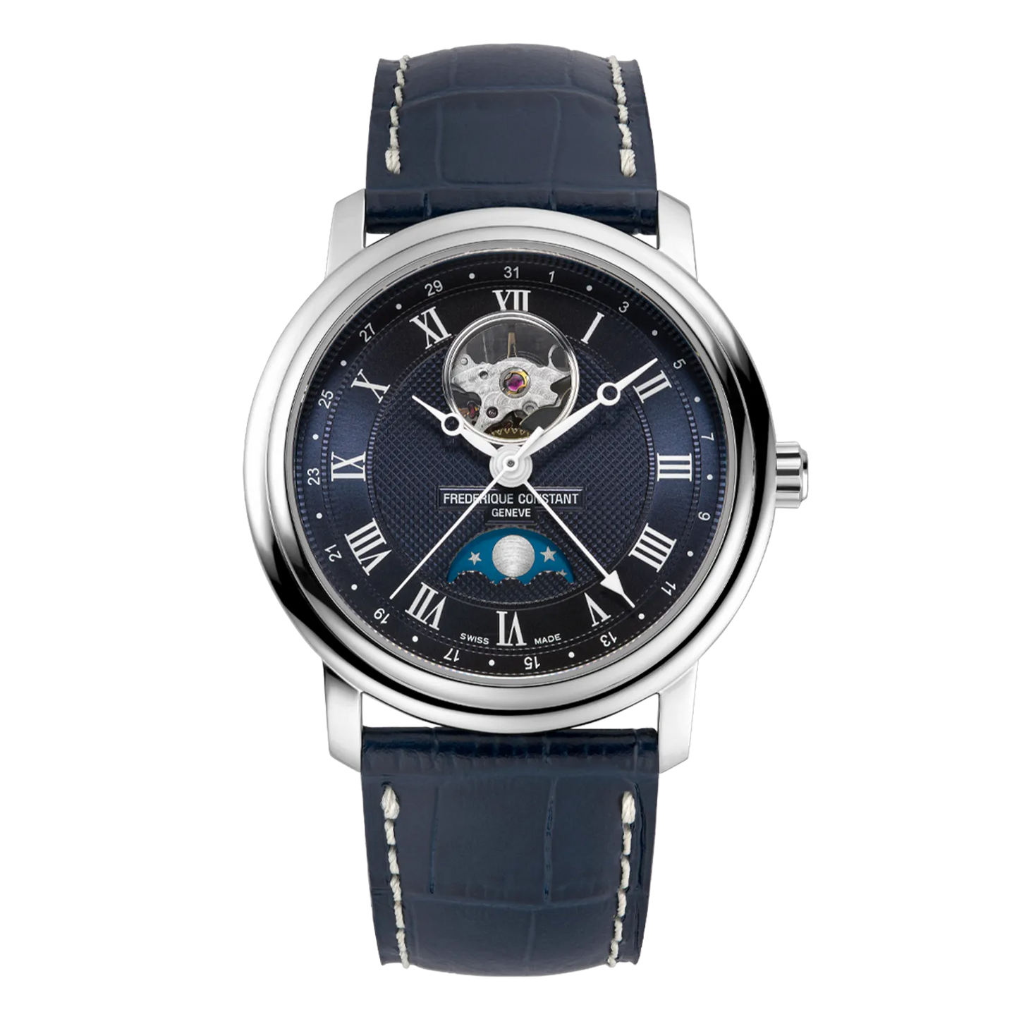 Frederique Constant Classics Heart Beat Moonphase Date Mens Watch